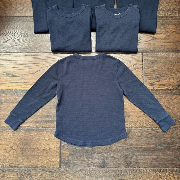 Old Navy Classic Navy Long Sleeve Thermal Tee - Picture 3 of 5